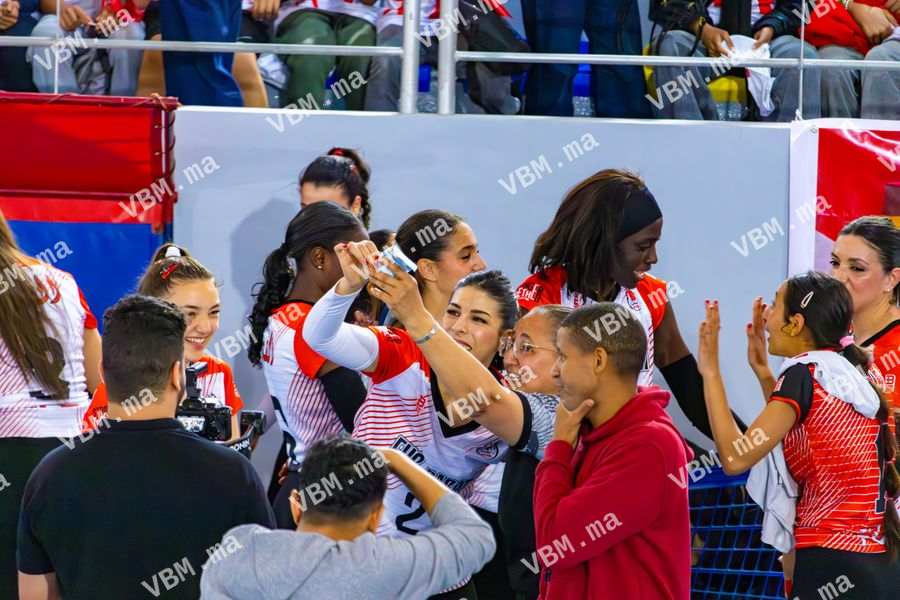 Photo de volley-ball au Maroc, lors de Coupe de Trone, à Salle Omnisport — Safi, le 15 mai 2026