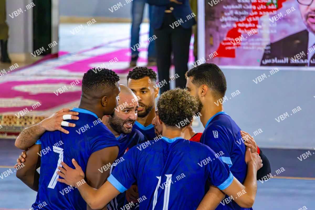 Photo de volley-ball au Maroc, lors de Coupe de Trone, à Salle Omnisport — Safi, le 15 mai 2026