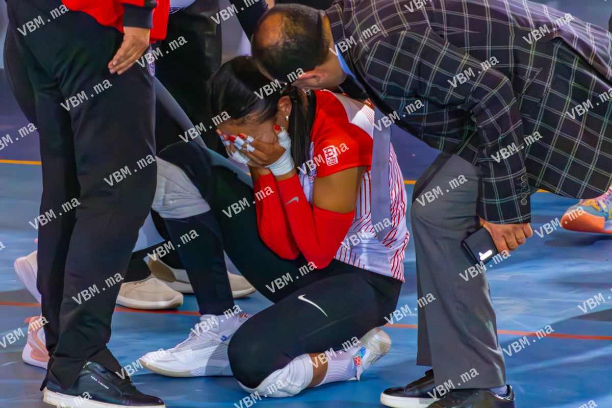Photo de volley-ball au Maroc, lors de Coupe de Trone, à Salle Omnisport — Safi, le 15 mai 2026