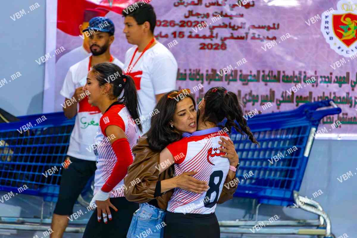 Photo de volley-ball au Maroc, lors de Coupe de Trone, à Salle Omnisport — Safi, le 15 mai 2026