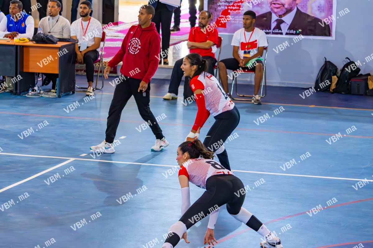 Photo de volley-ball au Maroc, lors de Coupe de Trone, à Salle Omnisport — Safi, le 15 mai 2026