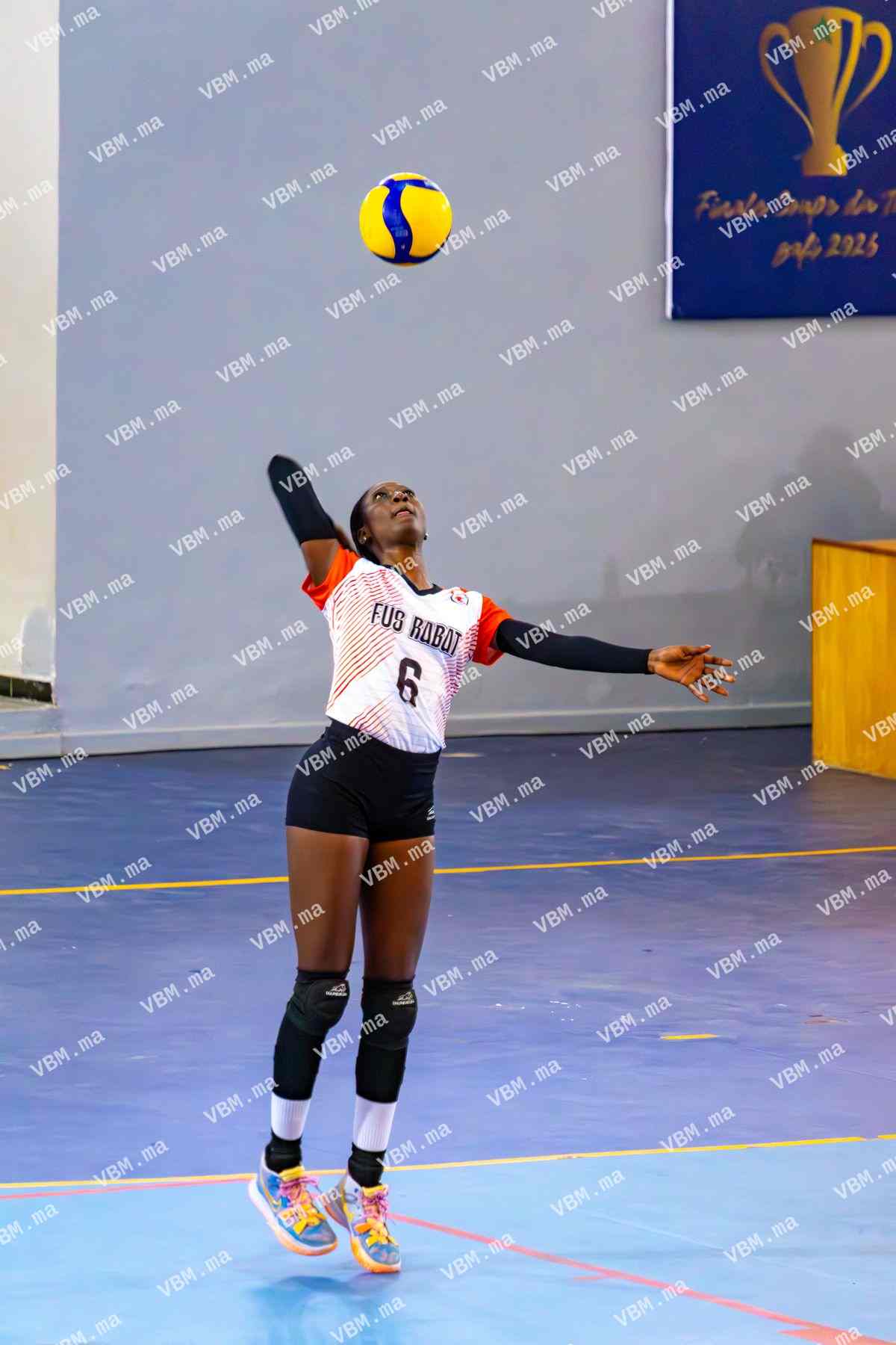 Photo de volley-ball au Maroc, lors de Coupe de Trone, à Salle Omnisport — Safi, le 15 mai 2026