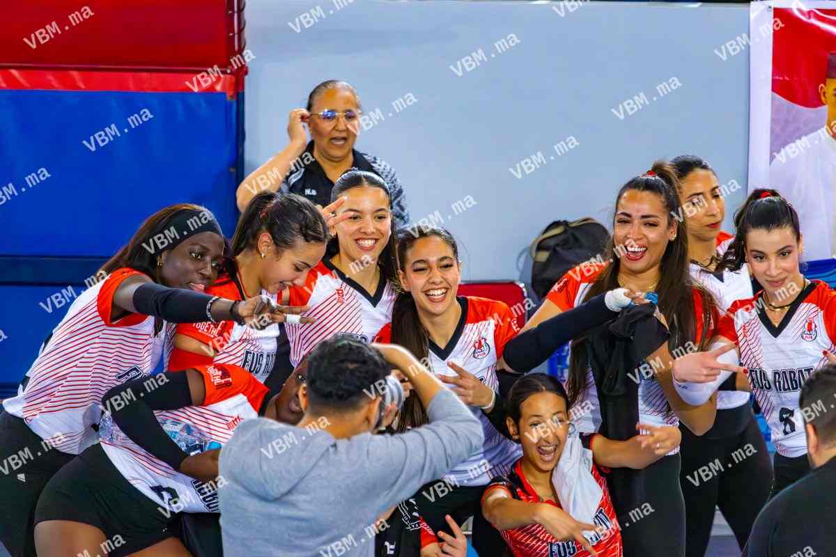 Photo de volley-ball au Maroc, lors de Coupe de Trone, à Salle Omnisport — Safi, le 15 mai 2026