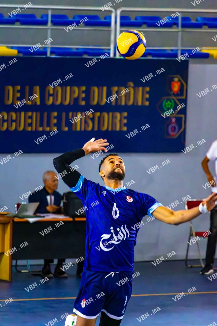Photo de volley-ball au Maroc, lors de Coupe de Trone, à Salle Omnisport — Safi, le 15 mai 2026
