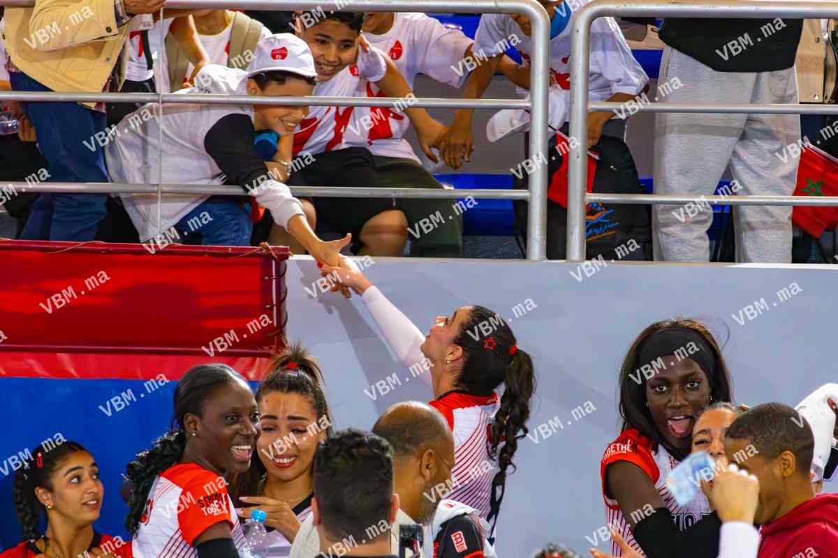 Photo de volley-ball au Maroc, lors de Coupe de Trone, à Salle Omnisport — Safi, le 15 mai 2026