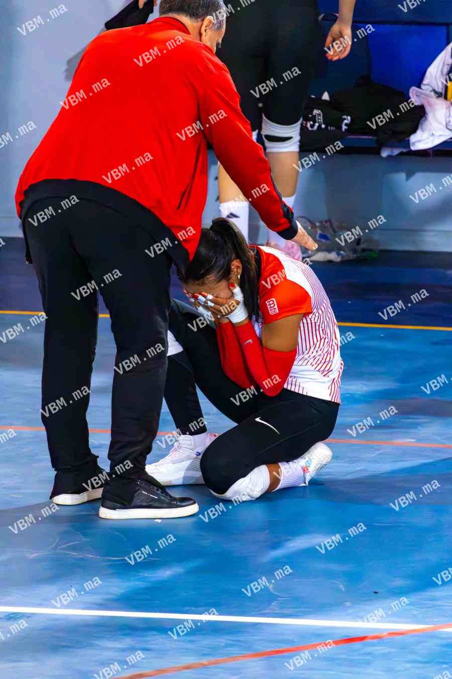 Photo de volley-ball au Maroc, lors de Coupe de Trone, à Salle Omnisport — Safi, le 15 mai 2026