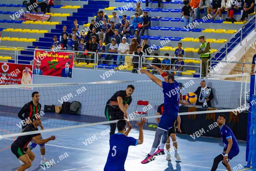 Photo de volley-ball au Maroc, lors de Coupe de Trone, à Salle Omnisport — Safi, le 15 mai 2026