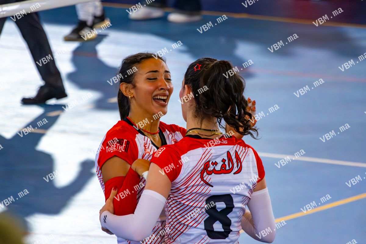 Photo de volley-ball au Maroc, lors de Coupe de Trone, à Salle Omnisport — Safi, le 15 mai 2026