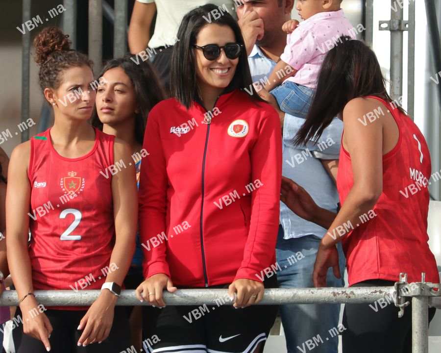 Photo de volley-ball au Maroc, lors de African Championship BVB, à Agadir, le 28 juillet 2022