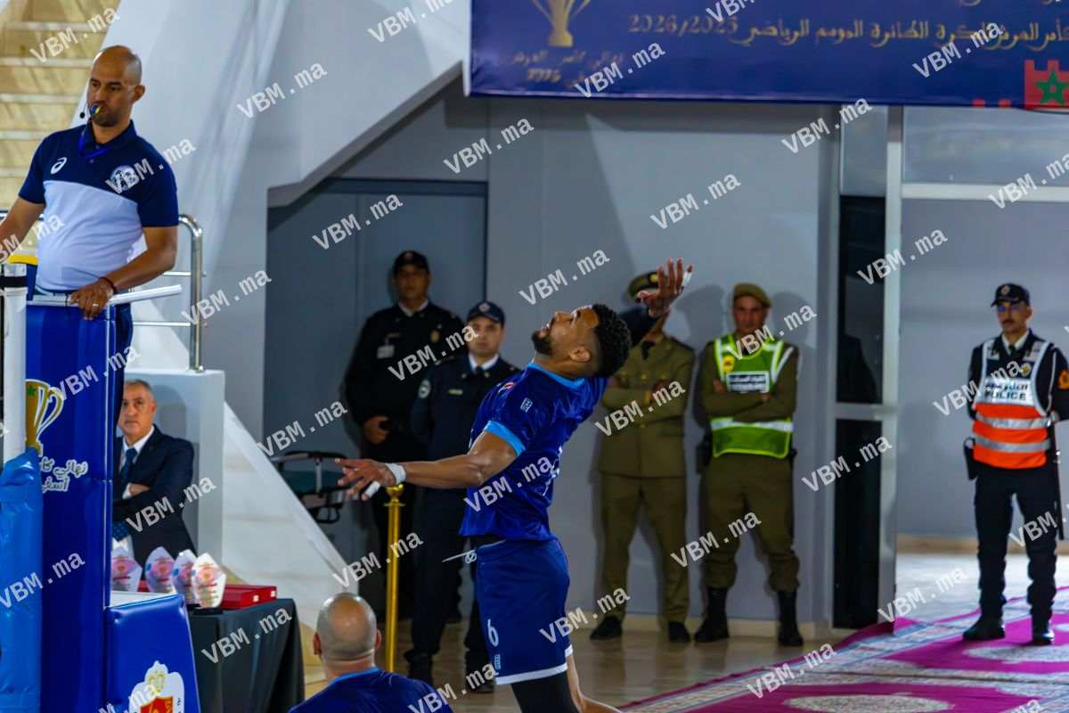 Photo de volley-ball au Maroc, lors de Coupe de Trone, à Salle Omnisport — Safi, le 15 mai 2026