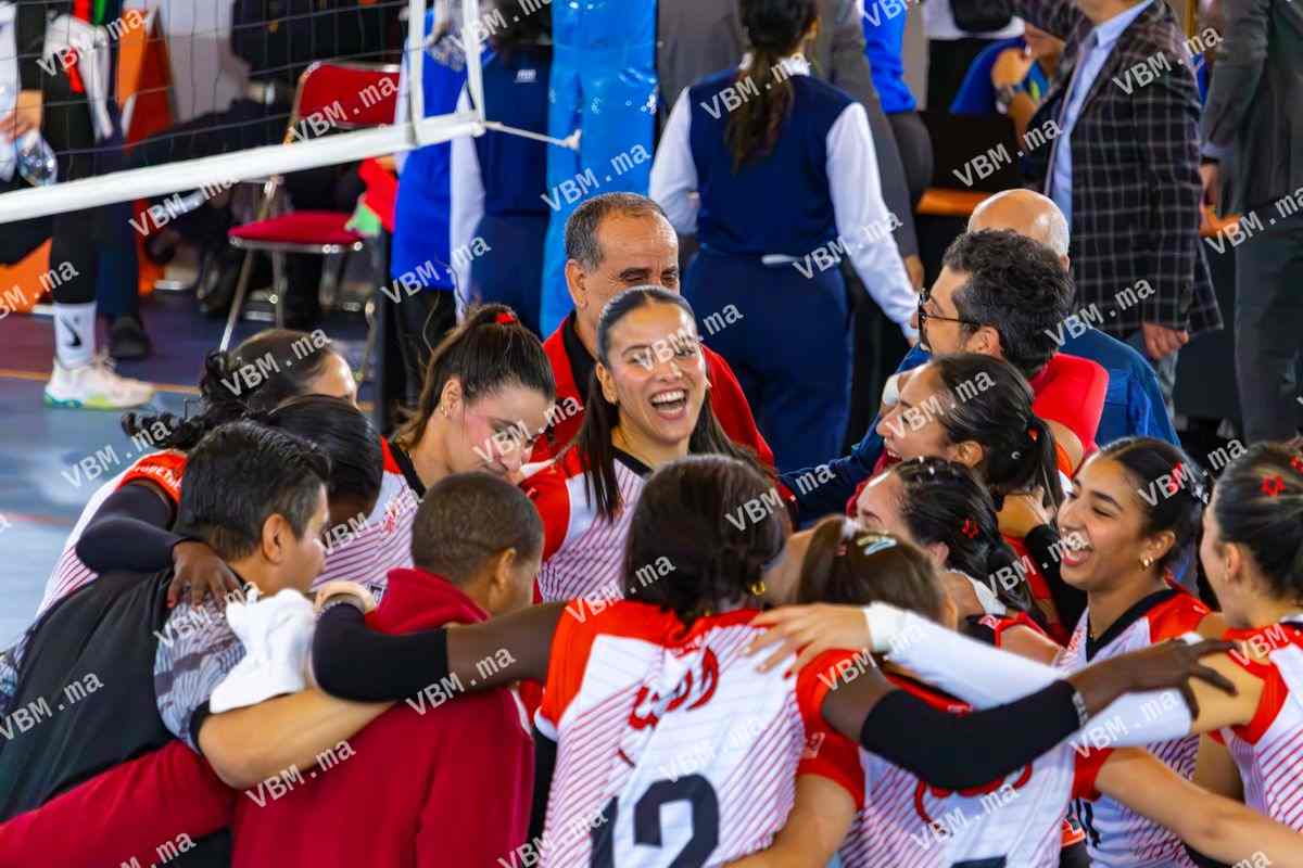 Photo de volley-ball au Maroc, lors de Coupe de Trone, à Salle Omnisport — Safi, le 15 mai 2026