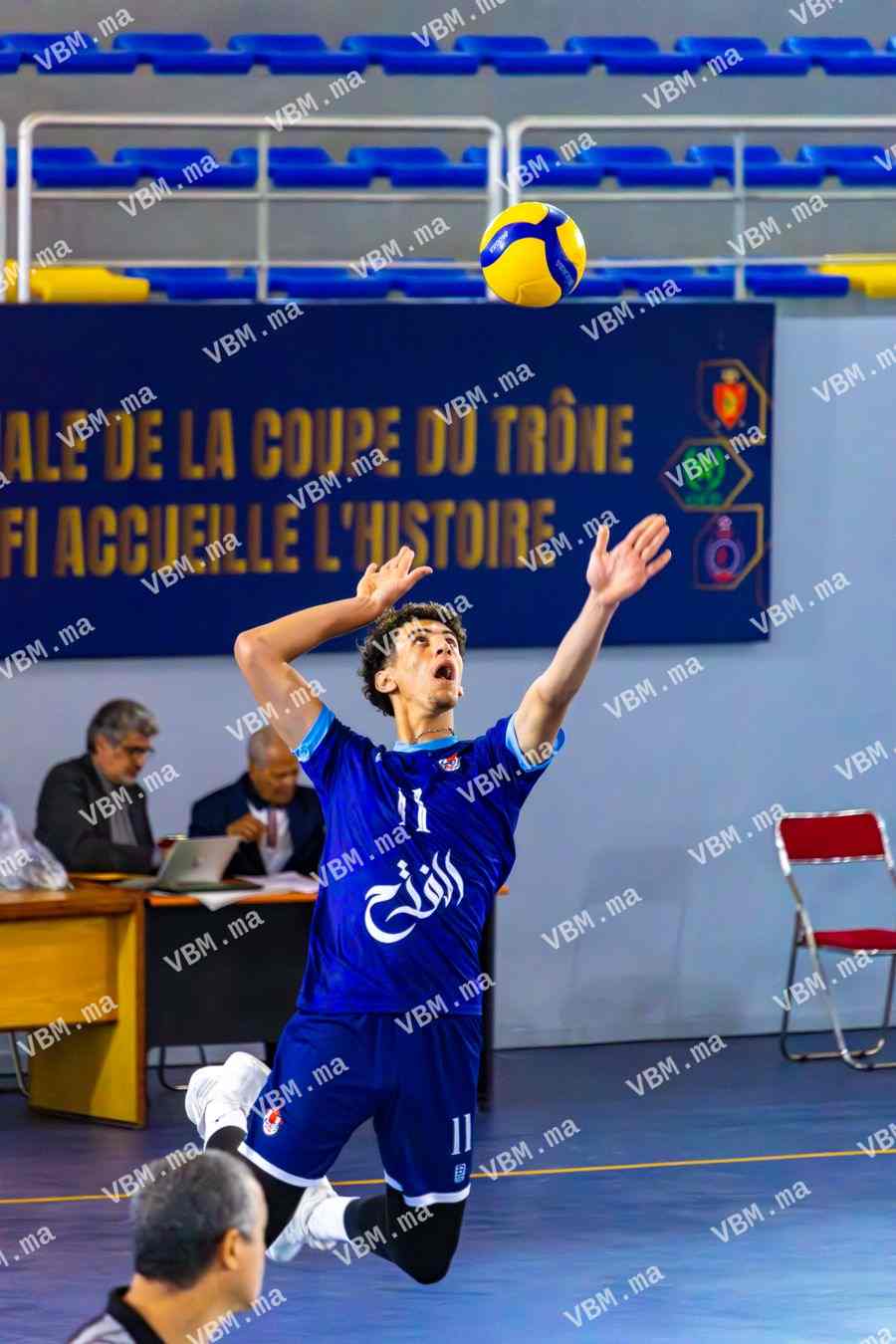 Photo de volley-ball au Maroc, lors de Coupe de Trone, à Salle Omnisport — Safi, le 15 mai 2026