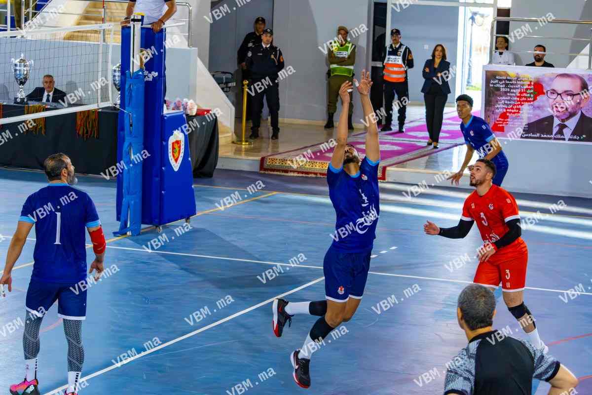 Photo de volley-ball au Maroc, lors de Coupe de Trone, à Salle Omnisport — Safi, le 15 mai 2026