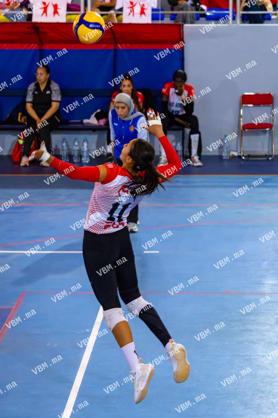 Photo de volley-ball au Maroc, lors de Coupe de Trone, à Salle Omnisport — Safi, le 15 mai 2026