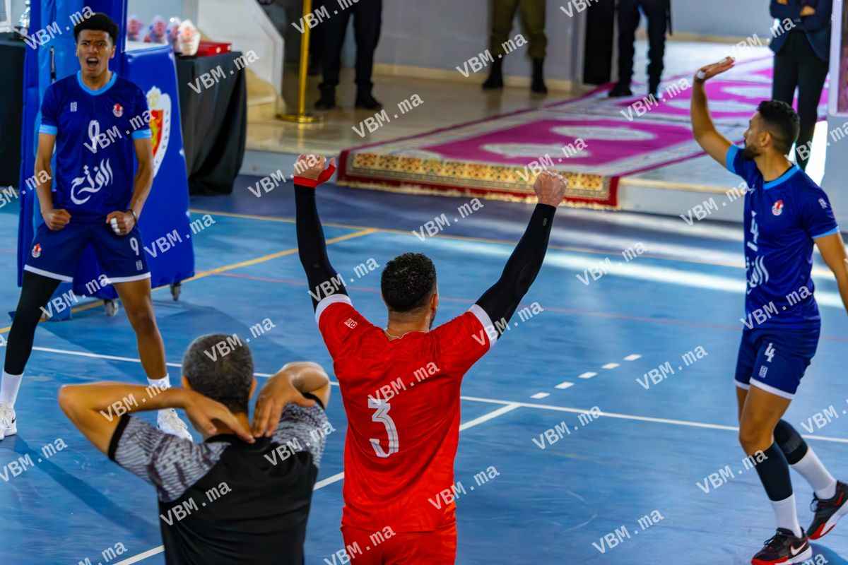 Photo de volley-ball au Maroc, lors de Coupe de Trone, à Salle Omnisport — Safi, le 15 mai 2026