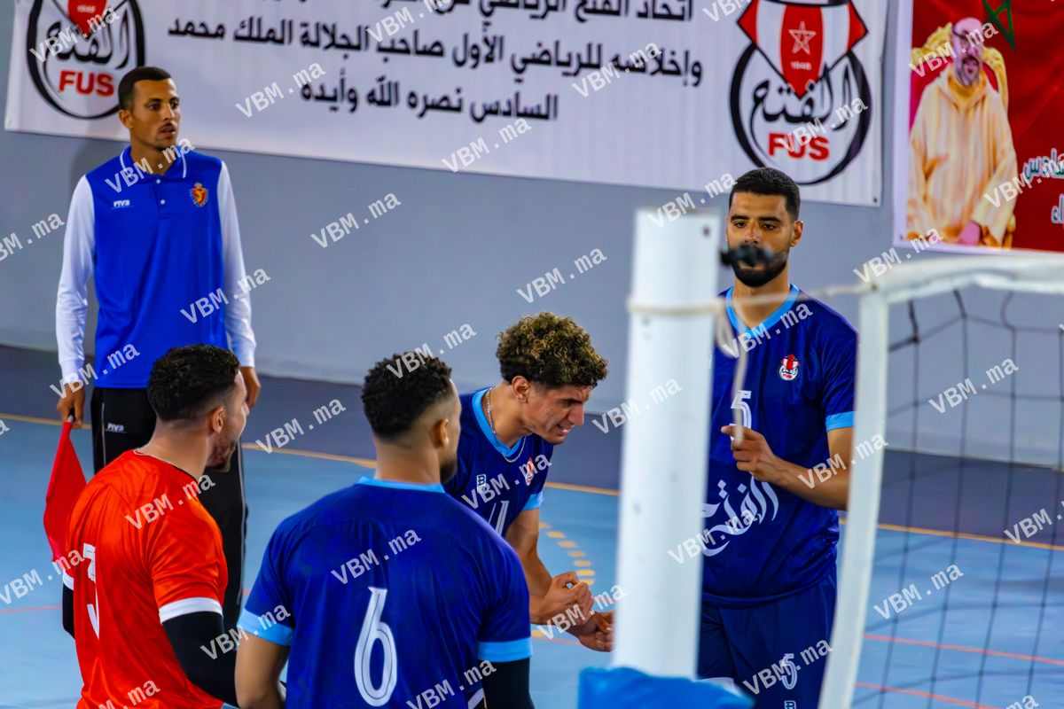Photo de volley-ball au Maroc, lors de Coupe de Trone, à Salle Omnisport — Safi, le 15 mai 2026
